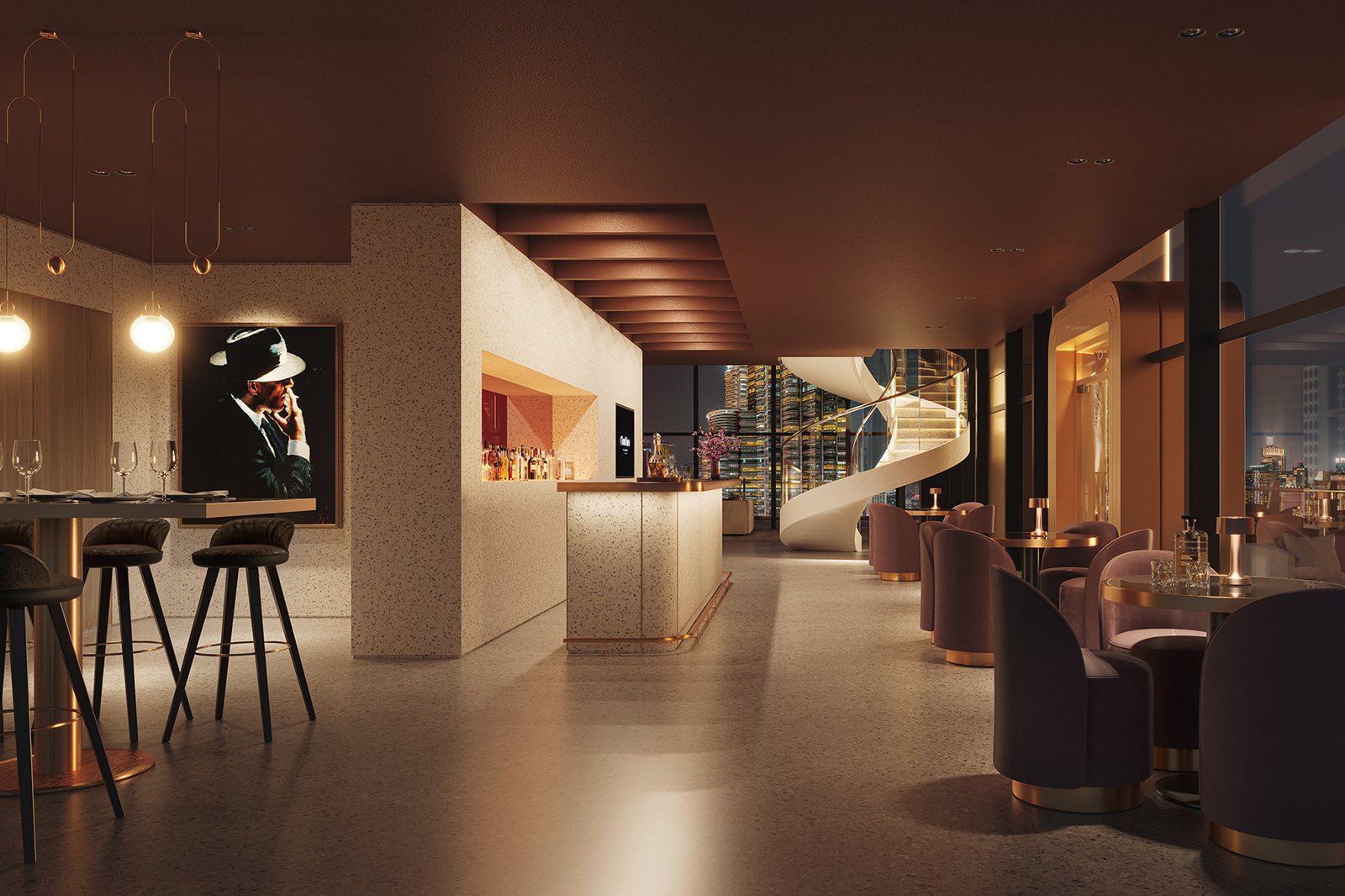 CloutHaus Clout Bar interior lounge
