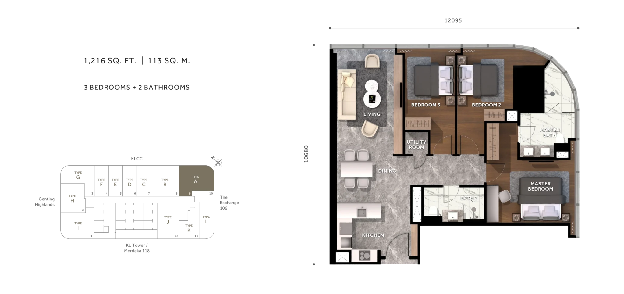 CloutHaus Type A floor plan